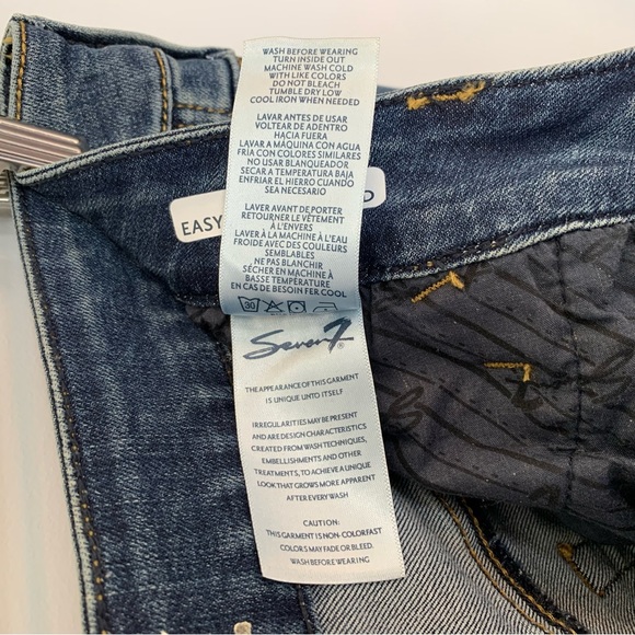 NWT SIZE 14 SEVEN7 WEEKEND EAST FIT BOYFRIEND MEDIUM BLUE BOYISH JEAN - Picture 13 of 16